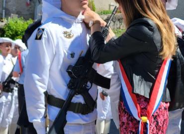 Cérémonie de remise de fourragère